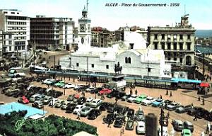 Alger - Place du Gouvernement - 1958